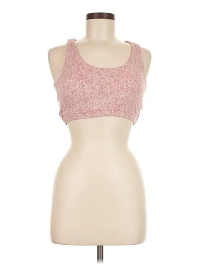 Pre-owned Gymshark Tank Top Pink Strapless Neckline Tops