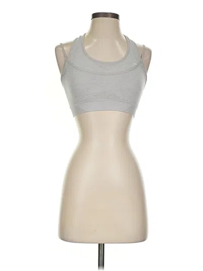 Pre-owned Gymshark Tank Top Silver Halter Neckline Tops