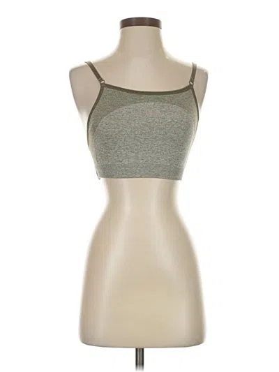 Pre-owned Gymshark Tank Top Silver Strapless Neckline Tops