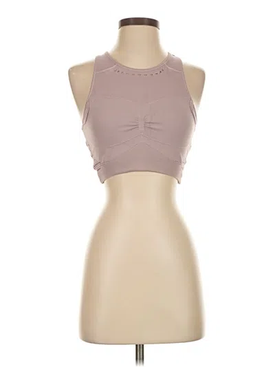 Pre-owned Gymshark Tank Top Tan Halter Neckline Tops