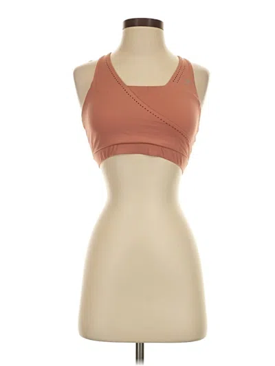 Pre-owned Gymshark Tank Top Tan Halter Neckline Tops