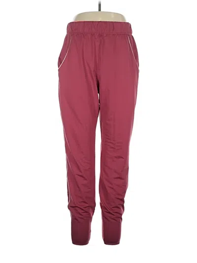 Pre-owned Gymshark Track Pants In Burgundy
