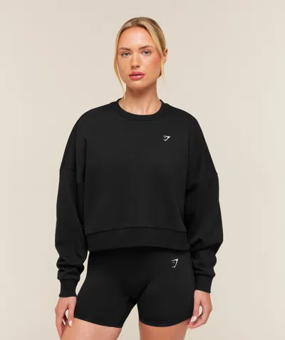 Gymshark Training Oversized Boxy Sweatshirt In Black