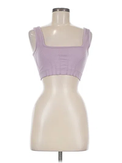 Pre-owned Gymshark Tube Top Purple Strapless Neckline Tops