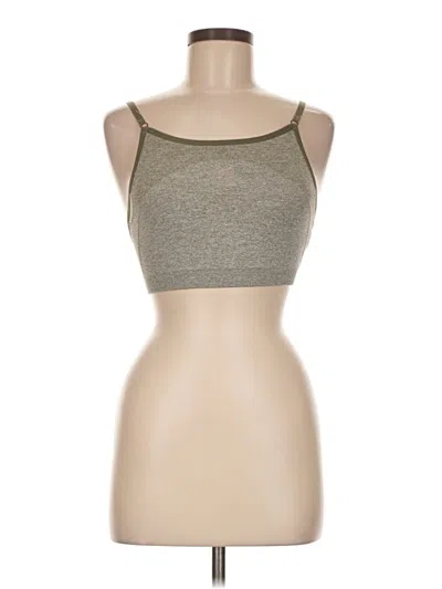 Pre-owned Gymshark Tube Top Silver Strapless Neckline Tops