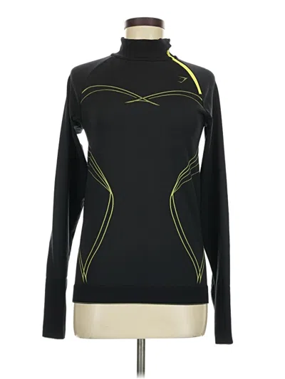 Pre-owned Gymshark Turtleneck Sweater In Black