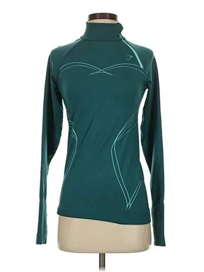 Pre-owned Gymshark Turtleneck Sweater In Blue