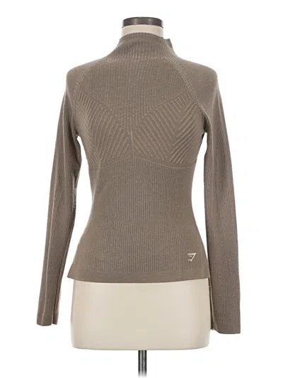 Pre-owned Gymshark Turtleneck Sweater In Brown