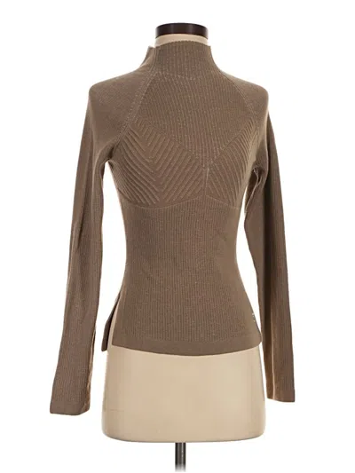 Pre-owned Gymshark Turtleneck Sweater In Brown