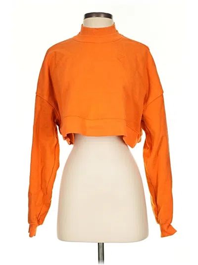 Pre-owned Gymshark Turtleneck Sweater In Orange