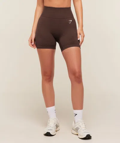 Gymshark Vital Seamless 2.0 Shorts In Brown