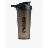 GYMSHARK GYMSHARK WOMEN'S BLACK BRANDED PLASTIC SHAKER BOTTLE