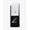 Gymshark Womens Gs Black Branded Pack Of Three Cotton-blend Socks In Gs Black