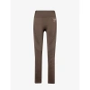 Gymshark Womens Penny Brown Marl Vital Seamless 2.0 Stretch-jersey Leggings In Penny Brown Marl
