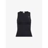 Gymshark Womens Everyday Seamless Slim-fit Stretch-jersey Top Black In Black