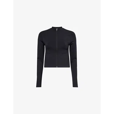 Gymshark Womens  Everyday Seamless Stretch-woven Top In Black