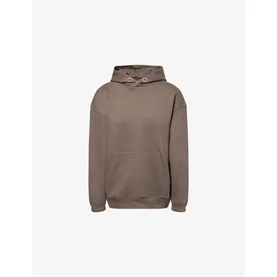Gymshark Womens  Rest Day 2.0 Oversized Cotton-jersey Hoody In Brown