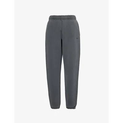 Gymshark Womens  Everywear Relaxed-fit Cotton-jersey Jogging Bottoms In Gs Bck Pig Grmnt