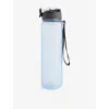 Gymshark Womens Gs Bench Blue Sports Straw Plastic Bottle 100ml