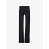 Gymshark Womens  Everyday Flared Stretch-jersey Leggings In Gs Black