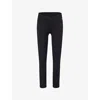 Gymshark Womens  Everyday V-waist Stretch-jersey Leggings In Gs Black