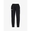 Gymshark Womens Gs Black Running Graphic Cotton-jersey Jogging Bottoms