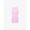 Gymshark Womens Pink Vital Seamless Light Jersey Tank Top In Pink