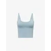 Gymshark Womens Rest Blue Soft Sculpt Tank Top