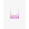 Gymshark Womens Sour Pink Marl Vital Seamless Sports Bra Xs