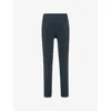 Gymshark Womens Teal Everyday Seamless Stretch-woven Leggings In Blue