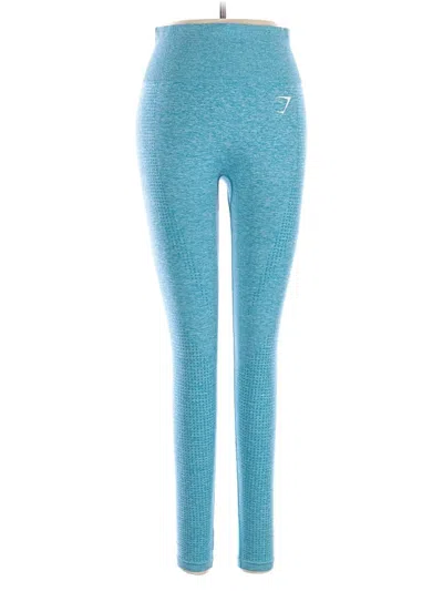 Pre-owned Gymshark Yoga Pants In Blue