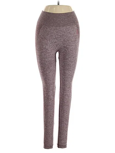 Pre-owned Gymshark Yoga Pants In Burgundy