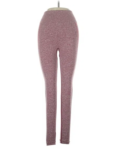 Pre-owned Gymshark Yoga Pants In Burgundy