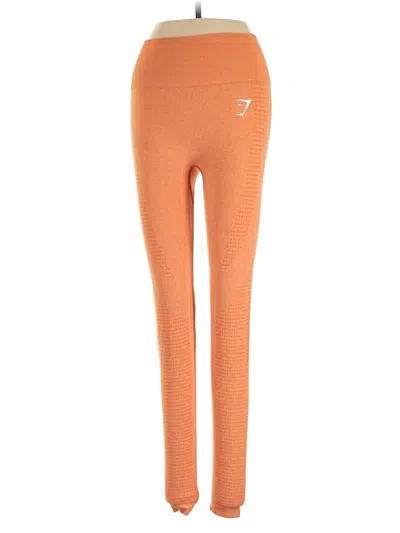Pre-owned Gymshark Yoga Pants In Orange