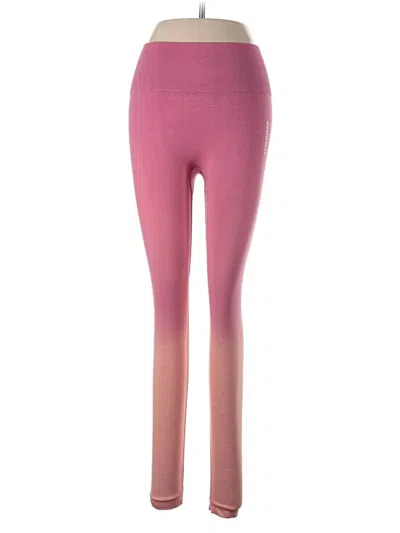Pre-owned Gymshark Yoga Pants In Pink