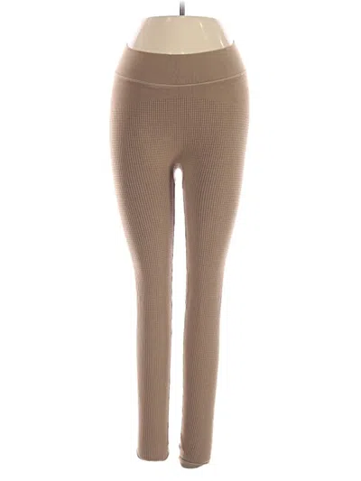 Pre-owned Gymshark Yoga Pants In Tan