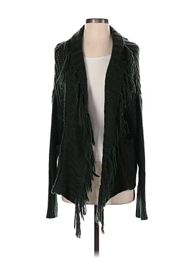 Pre-owned Gypsies & Moondust Cardigan Sweater In Green