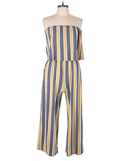 Pre-owned Gypsies & Moondust Jumpsuit In Yellow