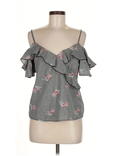 Pre-owned Gypsies & Moondust Sleeveless Blouse In Gray