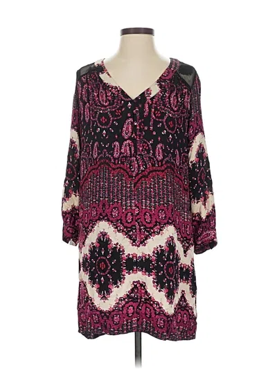 Pre-owned Gypsy 05 Casual Dress In Burgundy