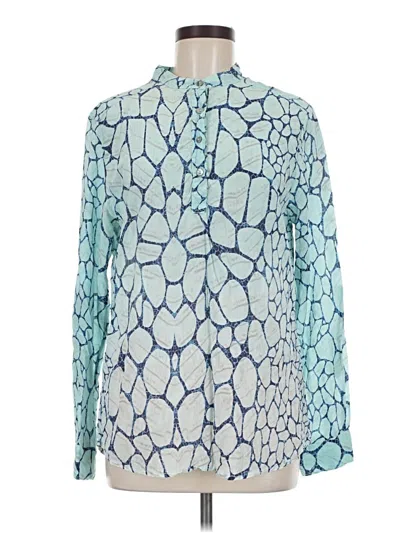 Pre-owned Gypsy 05 Long Sleeve Blouse In Blue