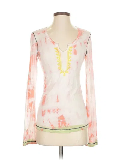 Pre-owned Gypsy 05 Long Sleeve Blouse In Pink