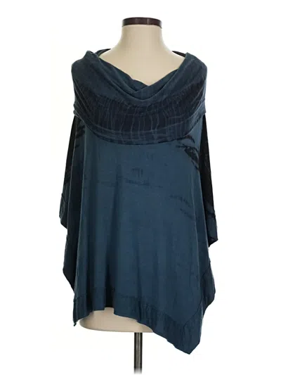 Pre-owned Gypsy 05 Poncho In Blue