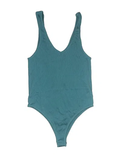Pre-owned Gypsy & Jade Bodysuit In Blue