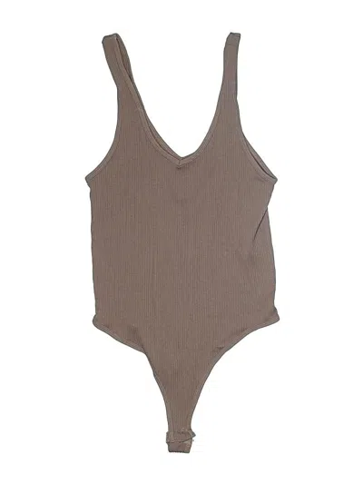 Pre-owned Gypsy & Jade Bodysuit In Brown