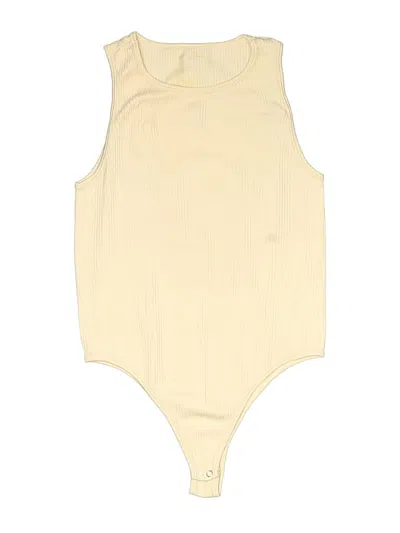 Pre-owned Gypsy & Jade Bodysuit In Tan