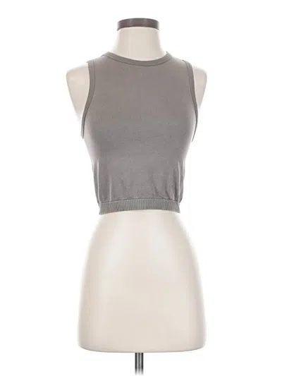 Pre-owned Gypsy & Jade Tank Top Brown Halter Neckline Tops