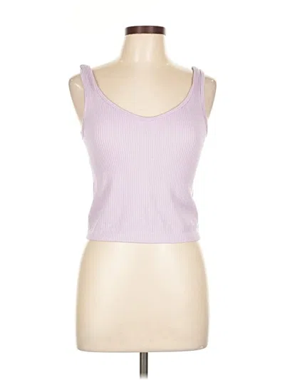 Pre-owned Gypsy & Jade Tank Top Purple Strapless Neckline Tops