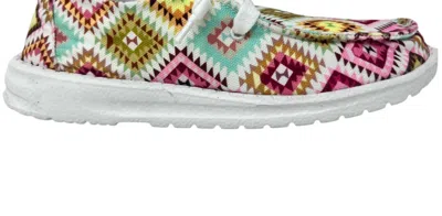 Gypsy Jazz Adair Slip-on Shoes In White & Pink In Multi