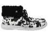 GYPSY JAZZ OZONE SLIP-ON SHOES IN BLACK & WHITE